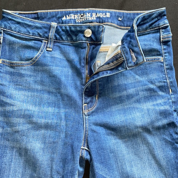 American Eagle Size 8 Long Women’s Super High Rise Jegging - Picture 2 of 5